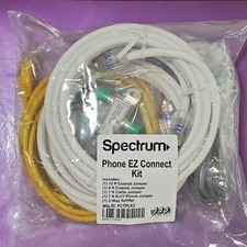 New Spectrum Phone/Modem/Internet EZ Connect Kit Jumpers/2 Way Splitter PCTPLK2 picture