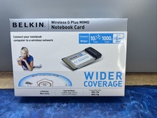 Belkin F5D9010 Wireless G Plus MIMO Laptop PCMCIA Notebook G+ WIFI Network Card picture