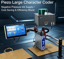 7cm Piezoelectric Automatic Inkjet Printer Large Character 71.8mm UV Coder picture