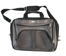 Samsonite Business Notebook Laptop Case 935538 Messenger Ballistic Nylon Gray picture