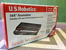 U.S. Robotics USR5686E 56K V.92 External Serial Faxmodem New Sealed Box picture