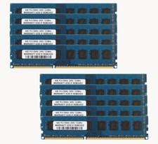 40 G DDR3 RAM 10X 4 GB PC3-10600U 1333MHz 240PIN Desktop DIMM Memory Low Density picture