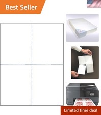 Laser and Inkjet Printer Postcards, 8.5 x 11, 4 up Per Page picture