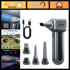 High-Power Cordless Air Duster - 110,000 RPM, 3-Speed Rechargeable Blower for PC picture