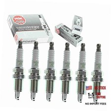 6 pc NGK V-Power Spark Plugs compatible with Jeep TJ 4.0L L6 1997-2006 picture