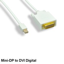Kentek 15FT Mini DisplayPort to DVI Digital DVI-D Cable Thunderbolt for PC MAC picture