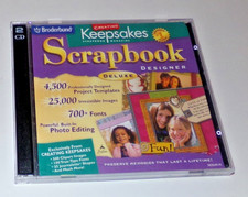 Broderbund Creating Keepsakes Scrapbook Designer Deluxe 2 CD set picture