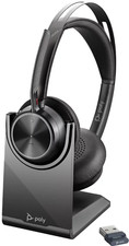 Poly Voyager Focus 2 Office Bluetooth USB-A Wireless Headset with Charge Stand picture