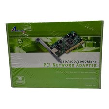 AirLink 101 Gigabit 10 / 100 / 1000 Mbps PCI 32 Bit Network Adapter NEW SEALED picture