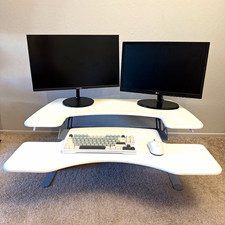 Varidesk ProPlus 36 Standing Desk Converter 11 Adjustable Heights Stand White picture