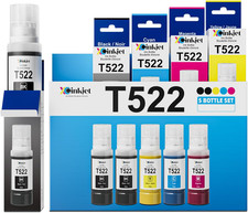 T522 Ink Refill Bottles Replacement for 522 ET-2800 ET-4800 ET-2400 ET-2903 ET-2 picture