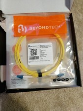 5-Pack BEYONDTECH Single Mode OS1 Duplex LC LC Fiber Patch Cable - 3m (9.84ft) picture