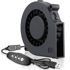 GDSTIME 75mm USB Blower Fan with 3 Speeds Control, x 15mm, 5VDC -  picture