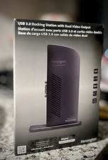 KENSINGTON USB 3 Vertical Docking Station Dual Video Display Link PC MAC Sealed picture
