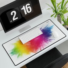 Color Blast Sports Card Break Mat | Collector Desk Pad for Card Breaks 