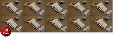 10 Pack- DB9 Male to RJ45 Female Modular Adapter Connector 8P8C Serial RS232 Lot picture