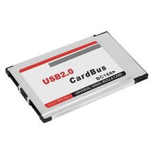 PCMCIA to USB 2.0 CardBus Dual 2 Port 480M Card Adapter for Laptop PC3722 picture