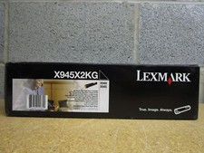 GENUINE LEXMARK X945X2KG BLACK HI-YIELD TONER CARTRIDGE X940 X945 SEALED BOX picture