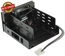 Dual 5.25 In. Drive Bay to Triple 3.5 In. HDD Cooling Box picture