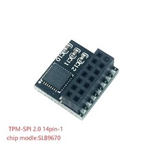 TPM 2.0 14pin SPI SLB9670 Trusted Security Module for ASUS PRIME A520M-K ARGB picture