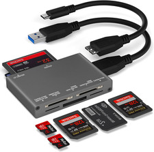 7-In-1 Multi Memory Card Reader, USB 3.0 SD Card Reader Writer(5Gbps) Read 7 Car picture