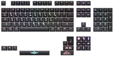 CableMod Premium ABS Laser Keycap Set - CM Egypt (Black, OEM Profile, 121 Keys) picture