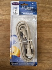 Belkin Pro Series PC VGA Monitor Cable 6' Male To Male F2N028-06 SVGA picture