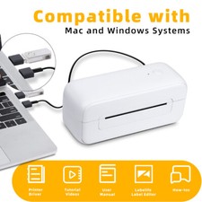 4x6 Shipping Label Printer Thermal USB High Speed Label Maker for UPS USPS FedEx picture