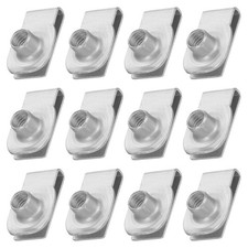 PATIKIL U-Style Clip-On Nut, 12 Pcs M10-1.5 Regular Extruded U-Nut U-Type Fas... picture