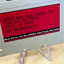 DEALER DEMO DISK --- COMMODORE AMIGA Computers - VERY RARE --- MICRO-ED INC picture