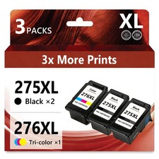 PG-275XL CL-276XL Ink Cartridges For Canon PIXMA TS3520 TS3720 TR4700 TR4722 picture