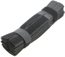 Pasow 50pcs Cable Ties Reusable Fastening Wire Organizer Cord 7 inch, Black  picture