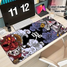 Japanese Samurai Pattern XXL Gaming Mouse Pad And Extended Desk Mat - Thick No picture