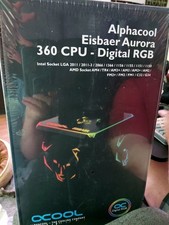 Alphacool Eisbaer Aurora 360 CPU AIO - Digital RGB V1.1 - NEW SEALED picture