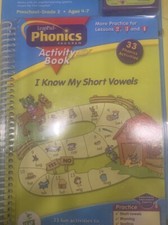 LeapFrog LeapPad Phonics I KNOW MY SHORT VOWELS Ages 4-7 Brand New  picture