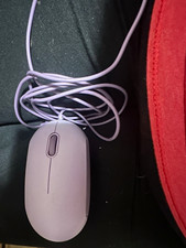 onn. Wired USB Optical Mouse 1000 DPI 3-Button Scroll Wheel Purple picture