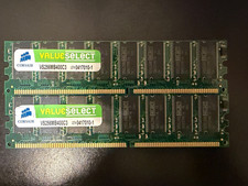 Corsair ValueSelect 512 MB (2x256 MB) DDR1 SDRAM DIMM VS256MB400C3 LOT#0417010-1 picture