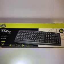 Gear Head 107-Key Windows KB2000B Wired USB Keyboard Tested Working picture