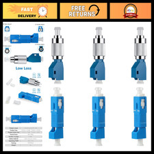 3PC FC Male to LC Female Optical Fiber Converter Adapter + 3PC LC Female to SC M picture