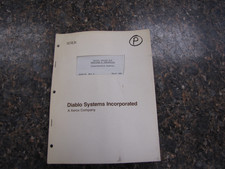 RARE Vintage Xerox Diablo Systems Model 630/630 ECS Maintenance Manual 1983 picture