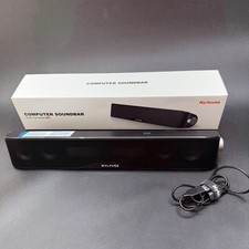 Nylavee Computer Speakers Sound Bar USB Powered Bluetooth With Box Manual Cords picture