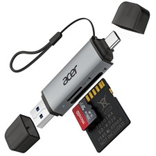 acer SD Card Reader USB C, Dual Slots USB Type C to Micro SD Card Adapter picture