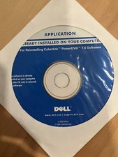 Dell CyberLink PowerDVD 7.0 Software Disc For Reinstalling Brand New Sealed 2006 picture