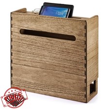 KIRIGEN WiFi Router Storage Box Dark Brown Shelf picture