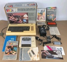Commodore VIC-20 Home Computer System Set W/ Box, Cords, Games, C2N Datasette picture