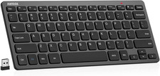 2.4G Wireless Keyboard Ultra Slim and Compact Keyboard with Media Hotkeys for Co picture