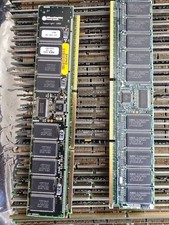 Vintage Silicon Graphics RAM / Memory Gold Finger Scrap Lot Approx. 4.14 LB picture