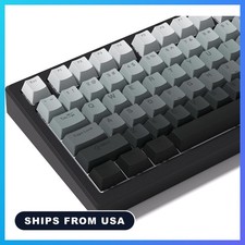 PBT Keycaps Double Shot Shine Through Gradient Grey Cherry Profile picture