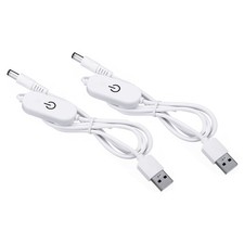 2 x LED Touch Inline Dimmer Switch USB Male to 5.5x2.1mm DC Male Controller picture
