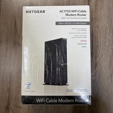 NETGEAR AC1750 WiFi Cable Modem Router Built-In DOCSIS 3.0-Model C6300 picture